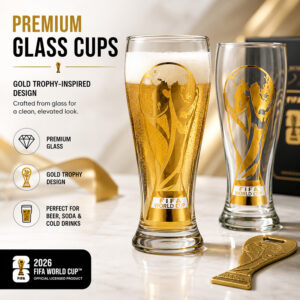 2026 FIFA World Cup Official Drop-Proof Beer Mug Set